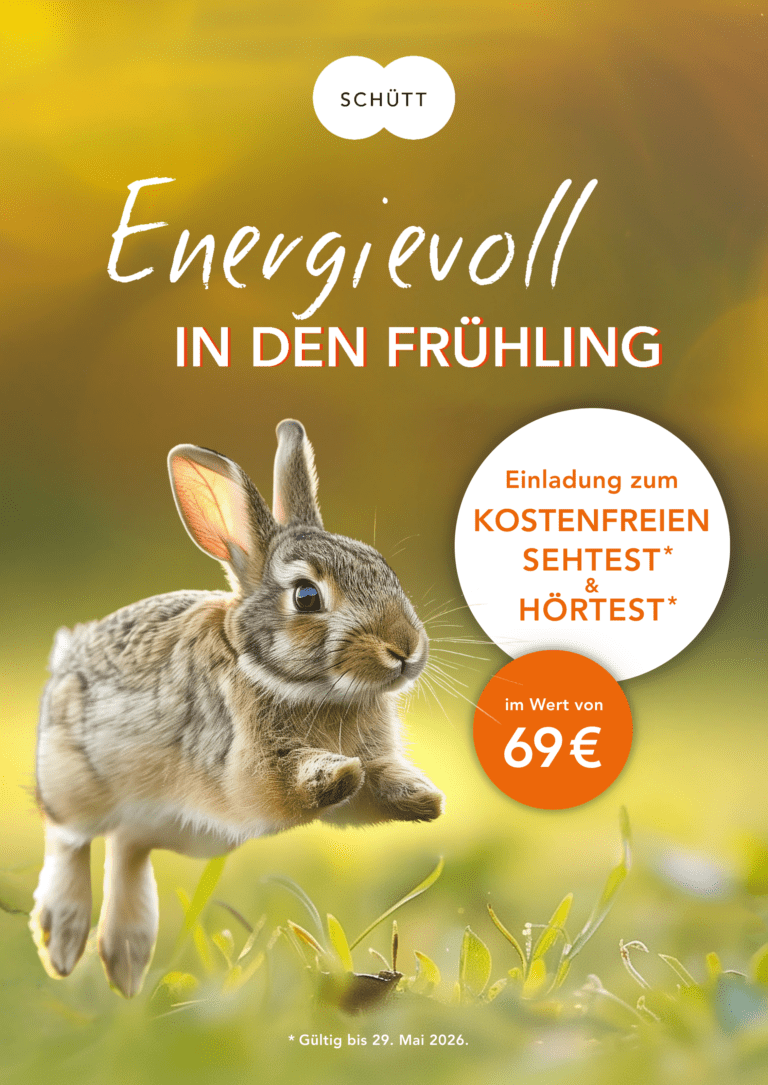 Einladung zum kostenfreien Seh- und Hörtest bei SCHÜTT in Ludwigsburg