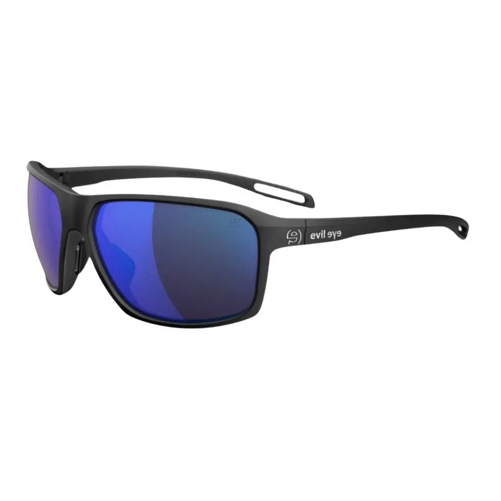 Sport-Sonnenbrille von Evil Eye E011 mit blauen Gläsern.