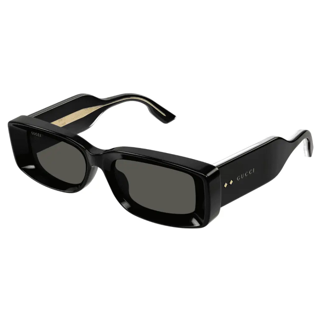 Schwarze Designer-Sonnenbrille von Gucci