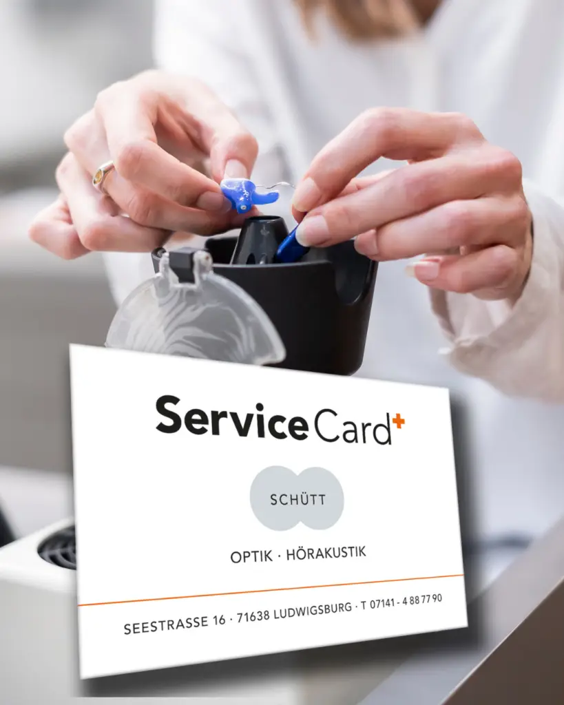 schütt optik hörakustik ludwigsburg servicecard hörgeräteservice